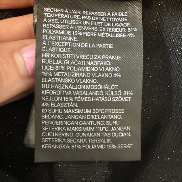 H&M Divided Women’s 0 Sexy Party Metallic Sparkle Bodycon Mini Dress Occasion - Picture 10 of 13